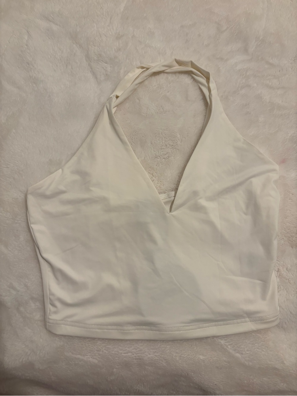 Princess Polly White Barrow Cross Back Crop Top